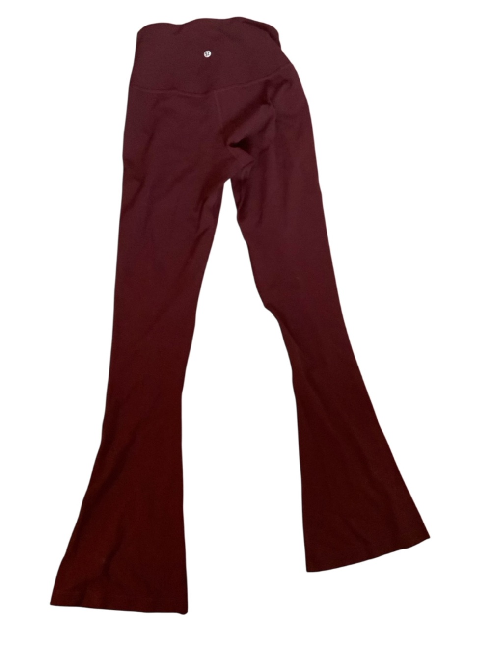 lululemon athletica Burgundy Flare High-Rise Leggings SZ 6